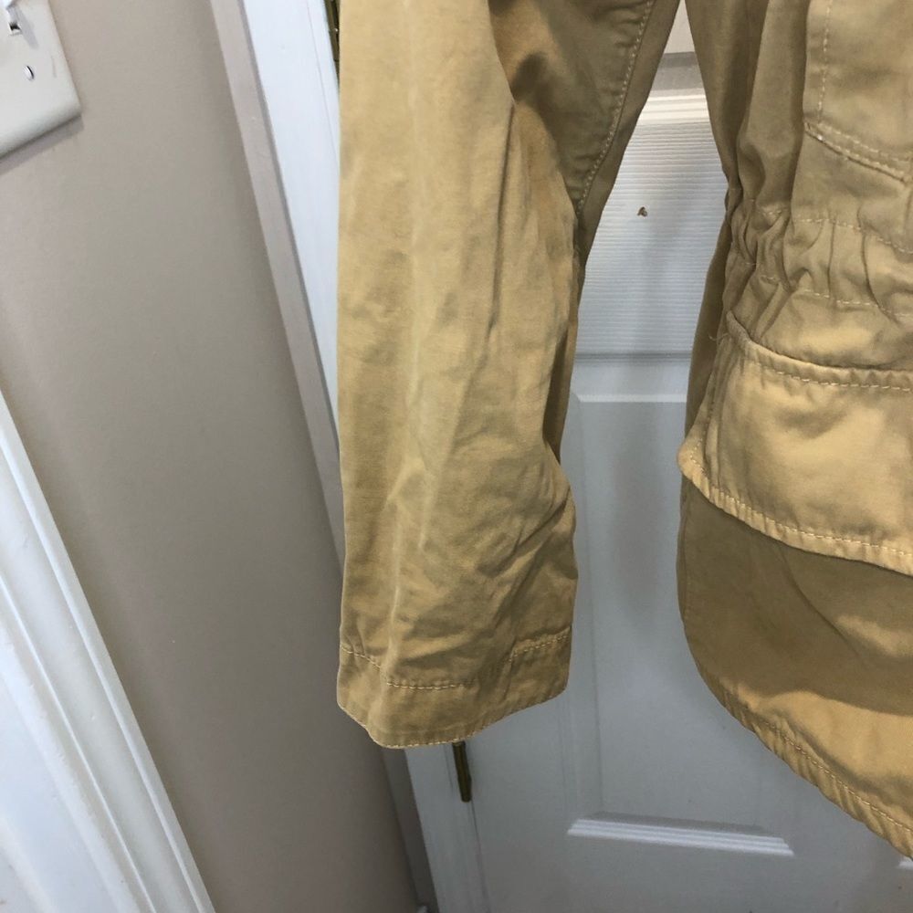 Madewell  khaki zip front jacket size small - Picture 2 of 14